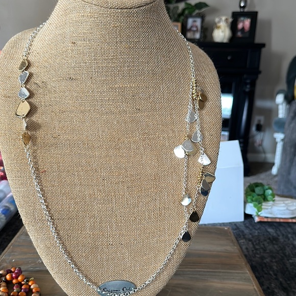 Silver and Gold 36” Necklace - Picture 1 of 3